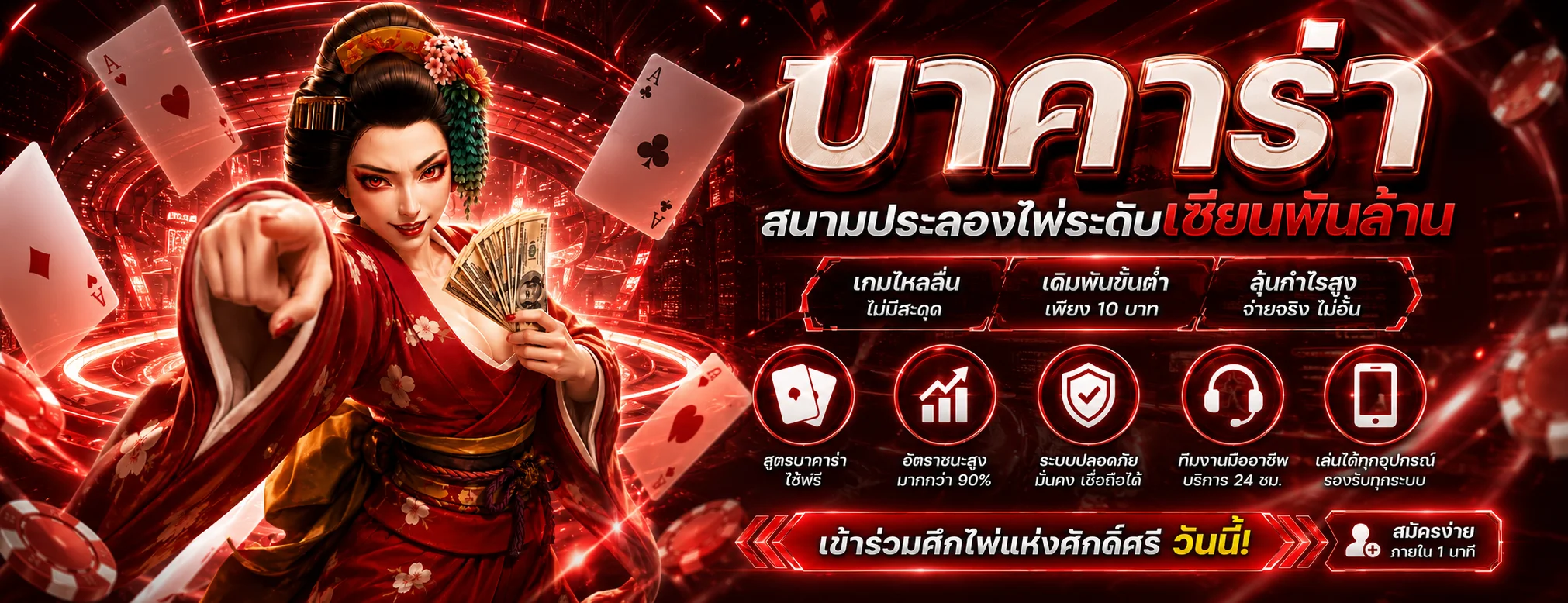 คาสิโนออนไลน์ 12Play บาคาร่าสดดีลเลอร์สาวสวยถ่ายทอดสด